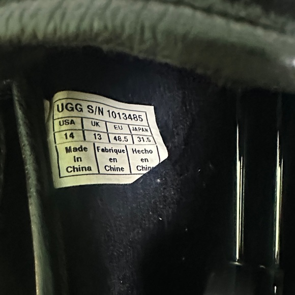 UGG Men's Black Suede Loafers - Picture 3 of 5